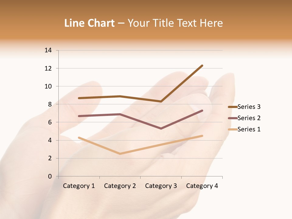 A Person Holding Their Hands Together With A White Background PowerPoint Template