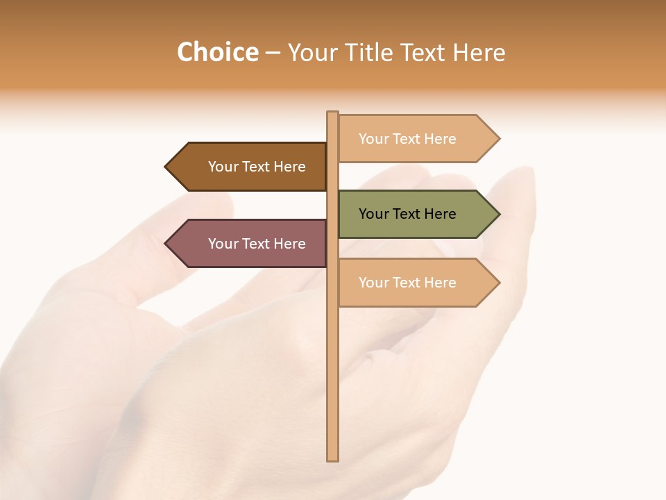 A Person Holding Their Hands Together With A White Background PowerPoint Template