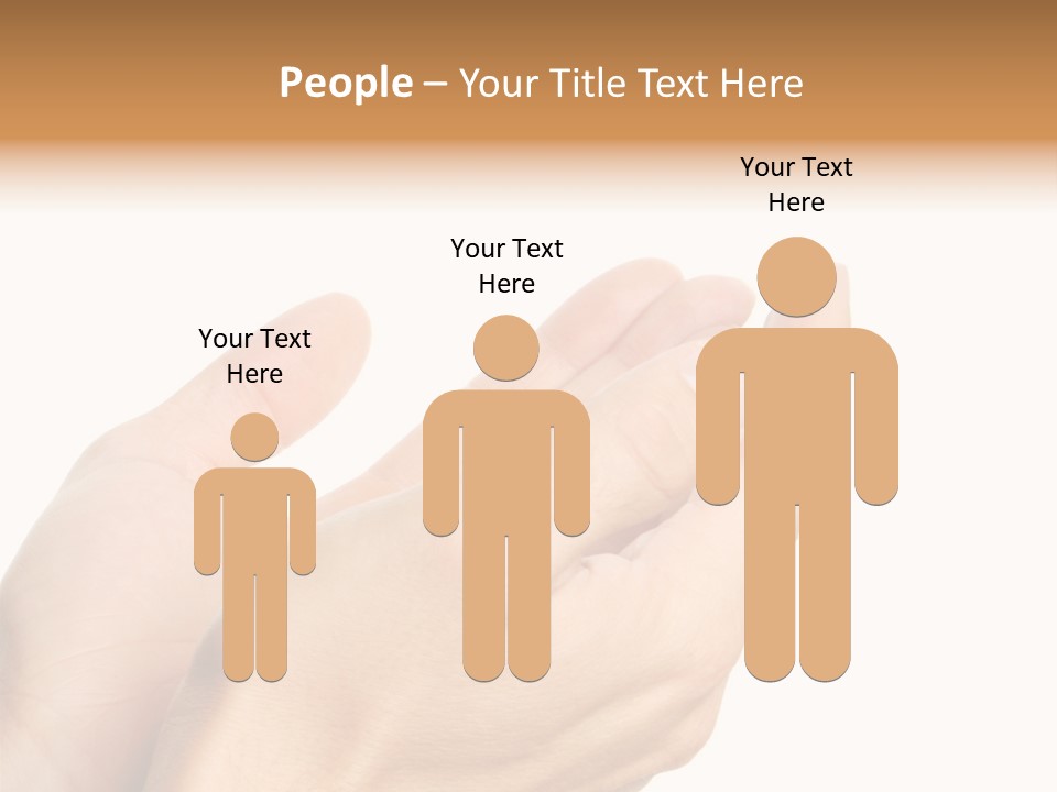 A Person Holding Their Hands Together With A White Background PowerPoint Template