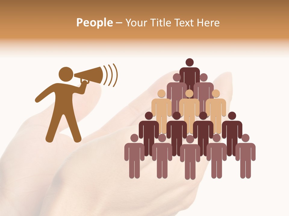 A Person Holding Their Hands Together With A White Background PowerPoint Template