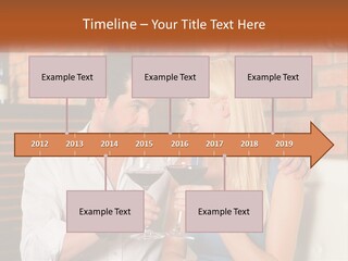 A Man And A Woman Drinking Wine Together PowerPoint Template