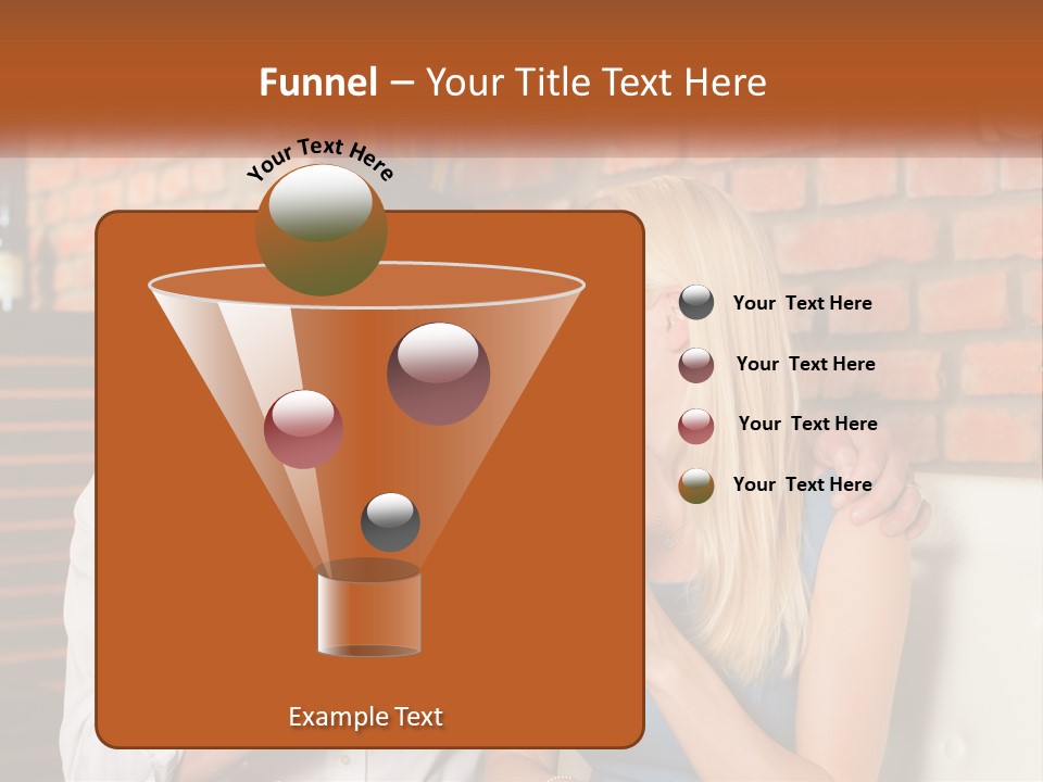 A Man And A Woman Drinking Wine Together PowerPoint Template