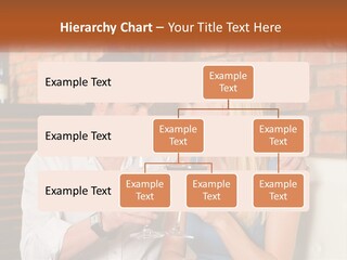 A Man And A Woman Drinking Wine Together PowerPoint Template