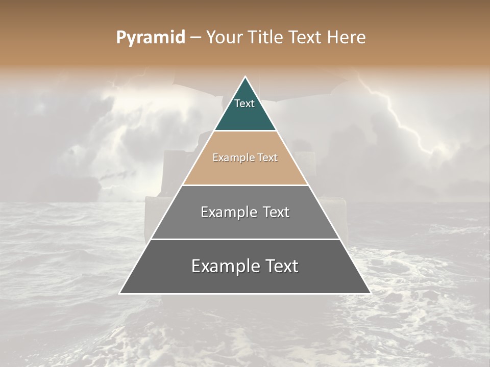 A Man Sitting In A Chair With An Umbrella Over His Head PowerPoint Template