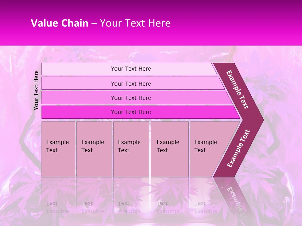 A Picture Of A Plant With Purple Leaves PowerPoint Template