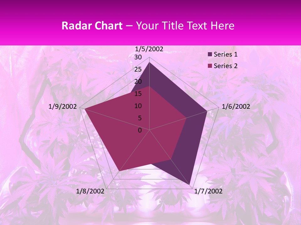 A Picture Of A Plant With Purple Leaves PowerPoint Template