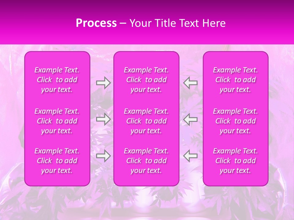 A Picture Of A Plant With Purple Leaves PowerPoint Template