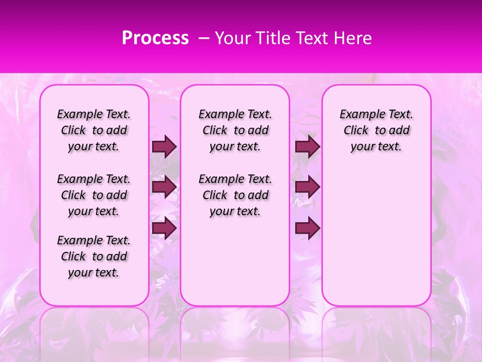 A Picture Of A Plant With Purple Leaves PowerPoint Template