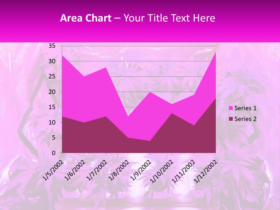 A Picture Of A Plant With Purple Leaves PowerPoint Template