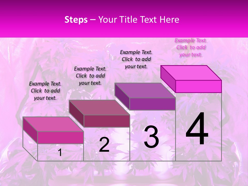 A Picture Of A Plant With Purple Leaves PowerPoint Template