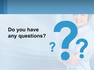 A Woman Wearing A Headset With Her Arms Crossed PowerPoint Template