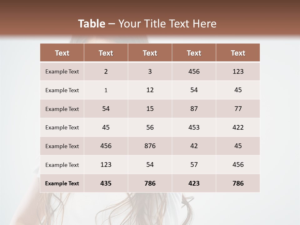 A Woman Holding A Glass Of Water In Her Hand PowerPoint Template