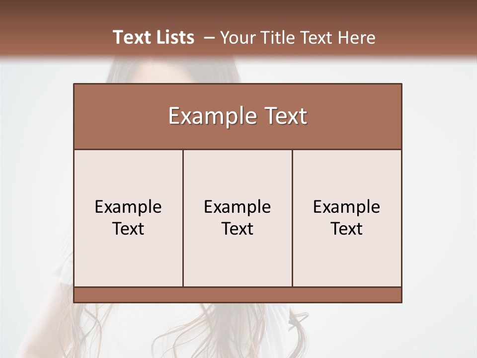 A Woman Holding A Glass Of Water In Her Hand PowerPoint Template