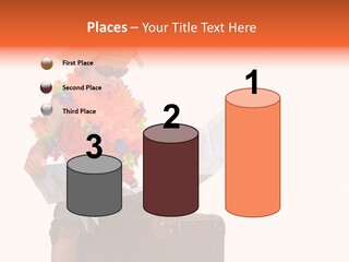A Child In A Colorful Outfit Is Reading A Map PowerPoint Template