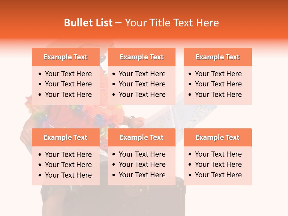 A Child In A Colorful Outfit Is Reading A Map PowerPoint Template