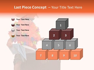 A Child In A Colorful Outfit Is Reading A Map PowerPoint Template