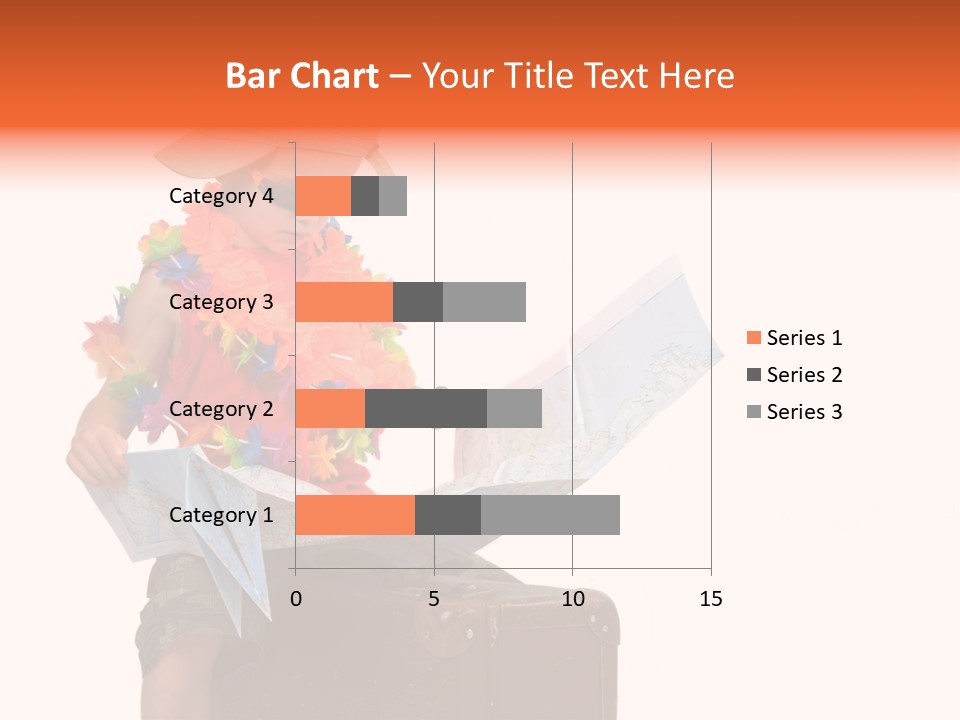 A Child In A Colorful Outfit Is Reading A Map PowerPoint Template