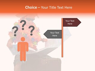 A Child In A Colorful Outfit Is Reading A Map PowerPoint Template