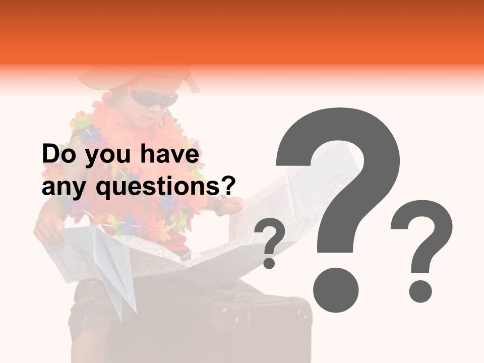 A Child In A Colorful Outfit Is Reading A Map PowerPoint Template
