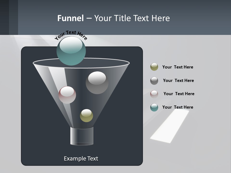 A Set Of Stairs Leading Up To A Bright Light PowerPoint Template