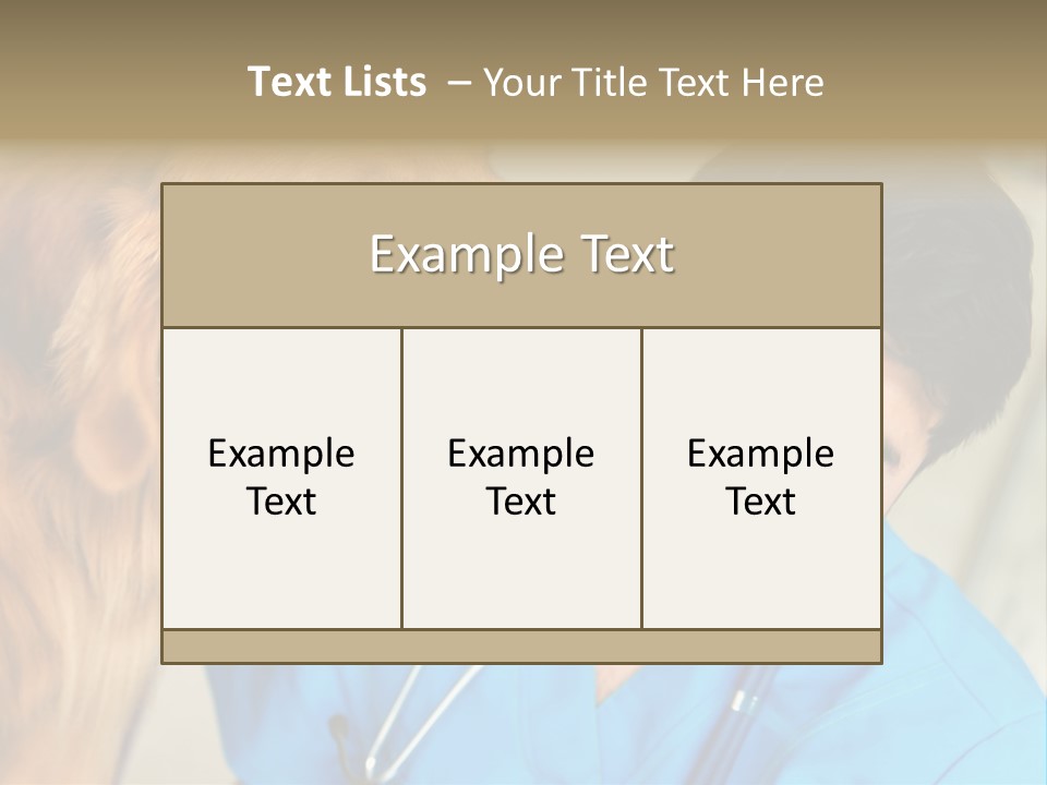 A Man In A Blue Shirt Is Giving A Dog A Kiss PowerPoint Template