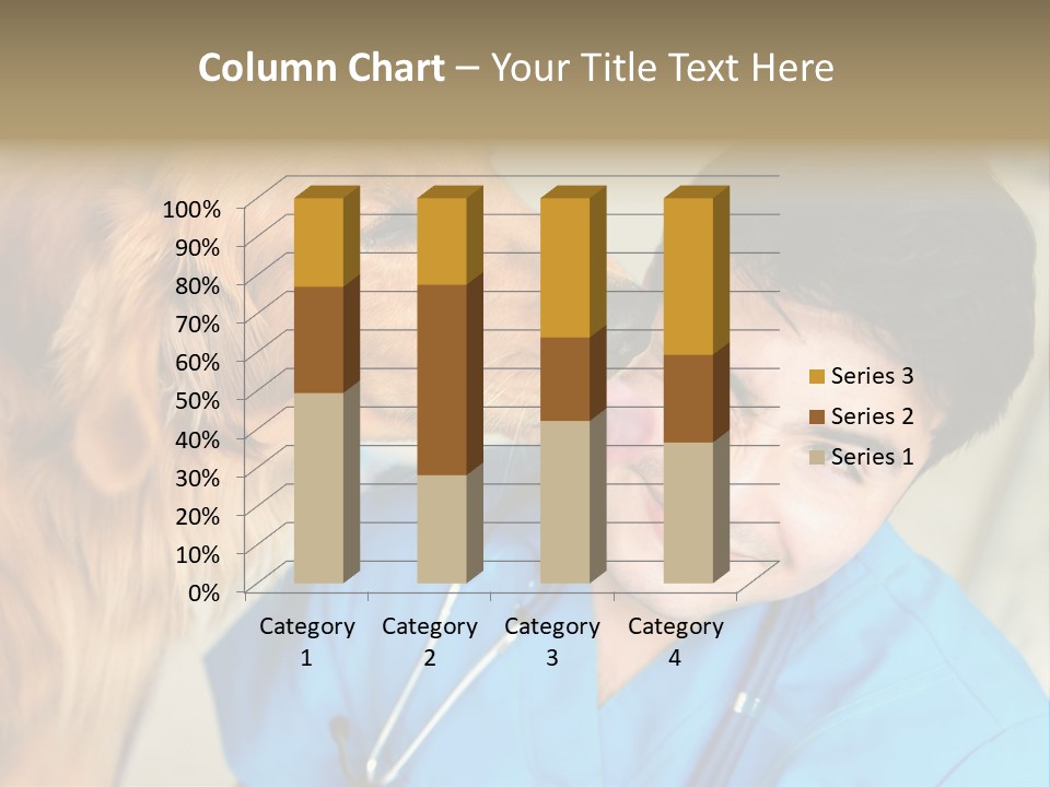 A Man In A Blue Shirt Is Giving A Dog A Kiss PowerPoint Template