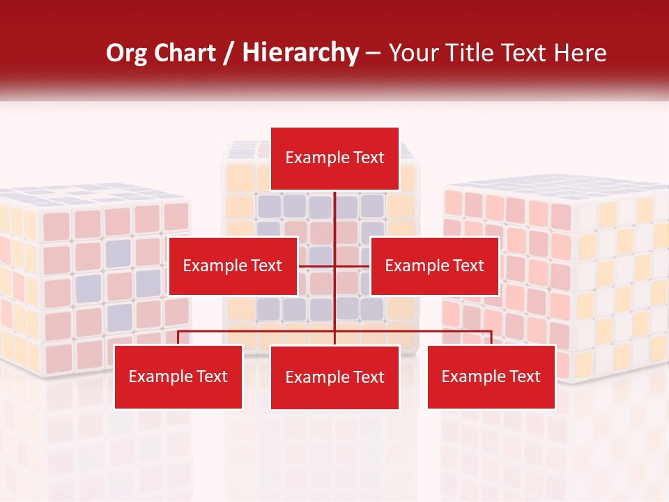 A Group Of Colorful Cubes Sitting On Top Of Each Other PowerPoint Template
