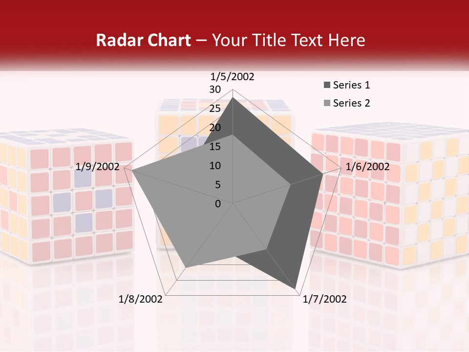 A Group Of Colorful Cubes Sitting On Top Of Each Other PowerPoint Template