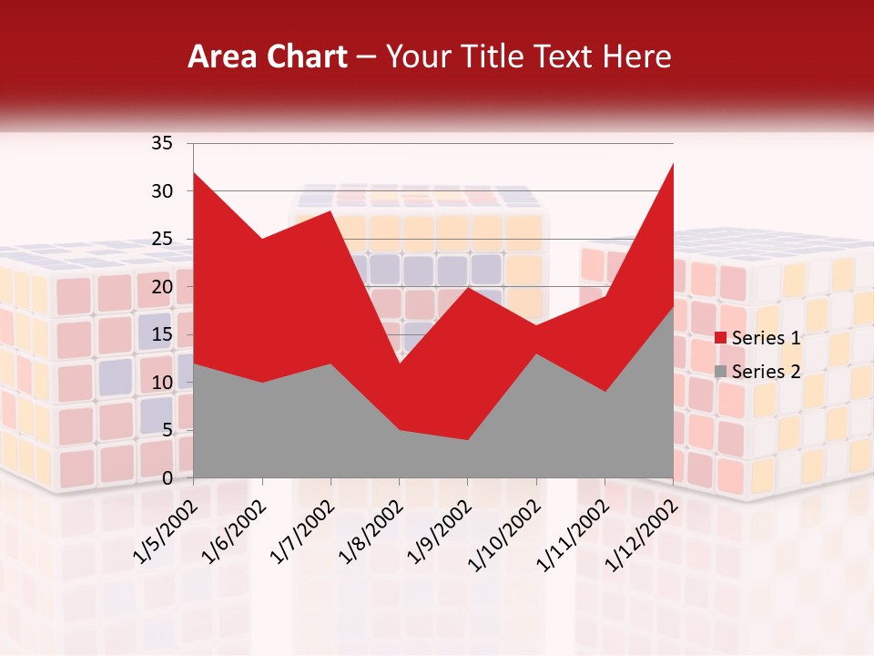 A Group Of Colorful Cubes Sitting On Top Of Each Other PowerPoint Template