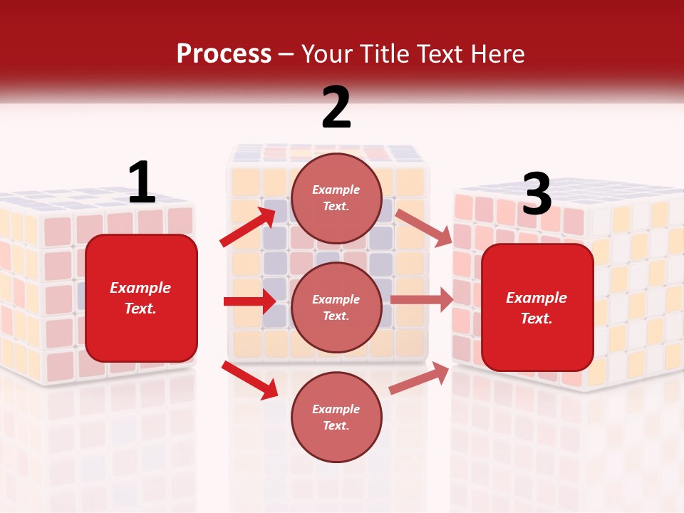 A Group Of Colorful Cubes Sitting On Top Of Each Other PowerPoint Template