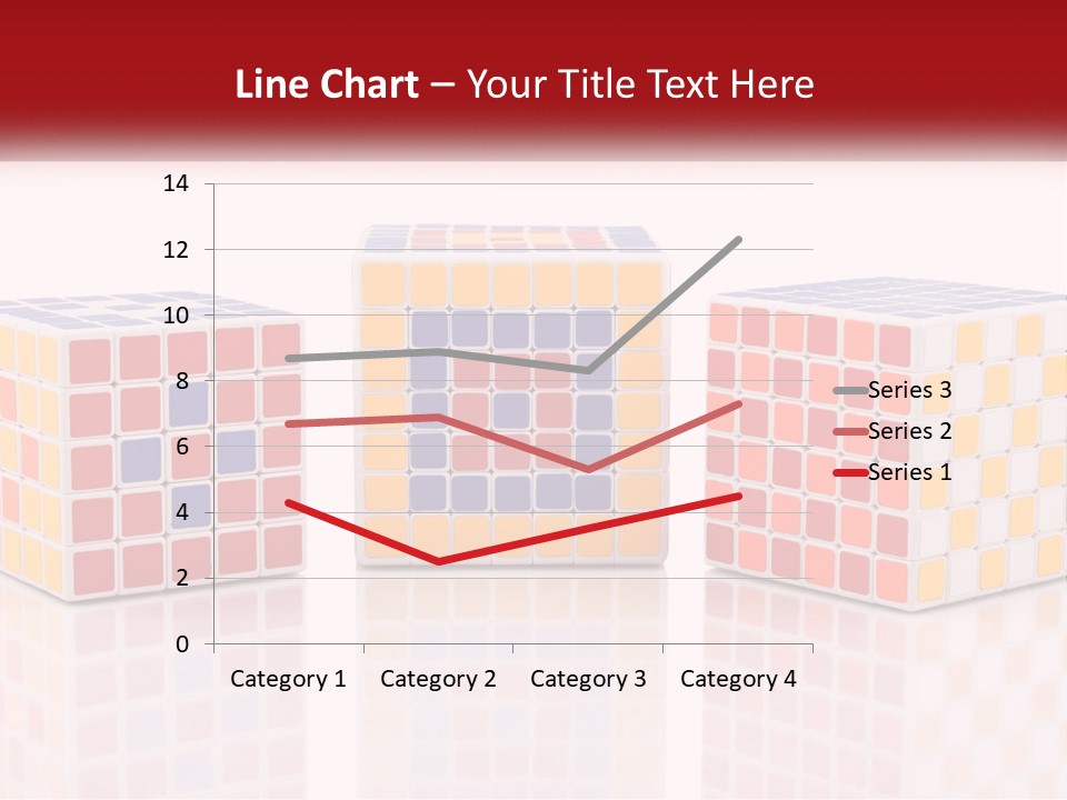 A Group Of Colorful Cubes Sitting On Top Of Each Other PowerPoint Template