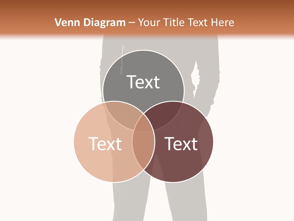 A Man Standing In Front Of A Brown Background PowerPoint Template