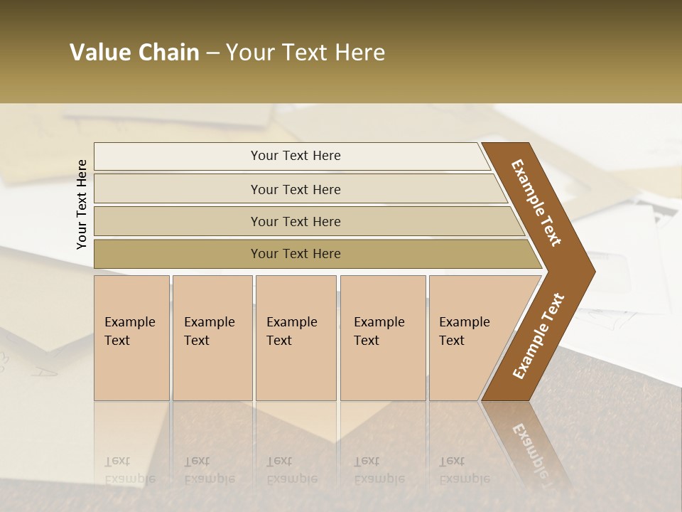 A Pile Of Envelopes Sitting On Top Of Each Other PowerPoint Template