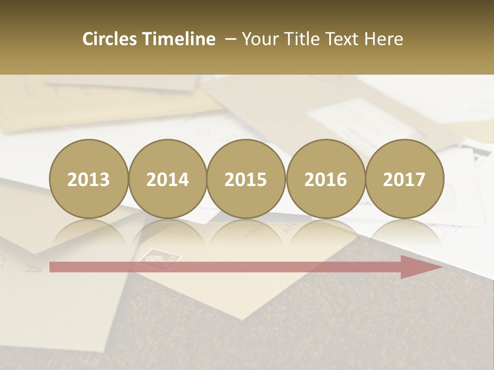 A Pile Of Envelopes Sitting On Top Of Each Other PowerPoint Template