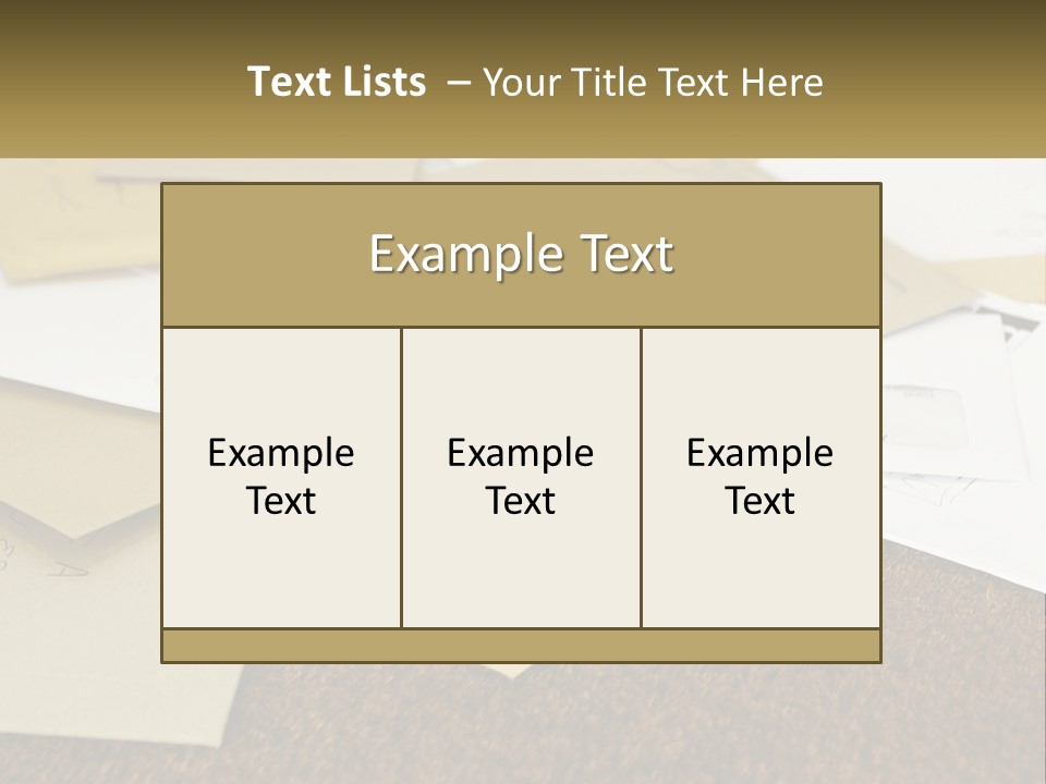 A Pile Of Envelopes Sitting On Top Of Each Other PowerPoint Template