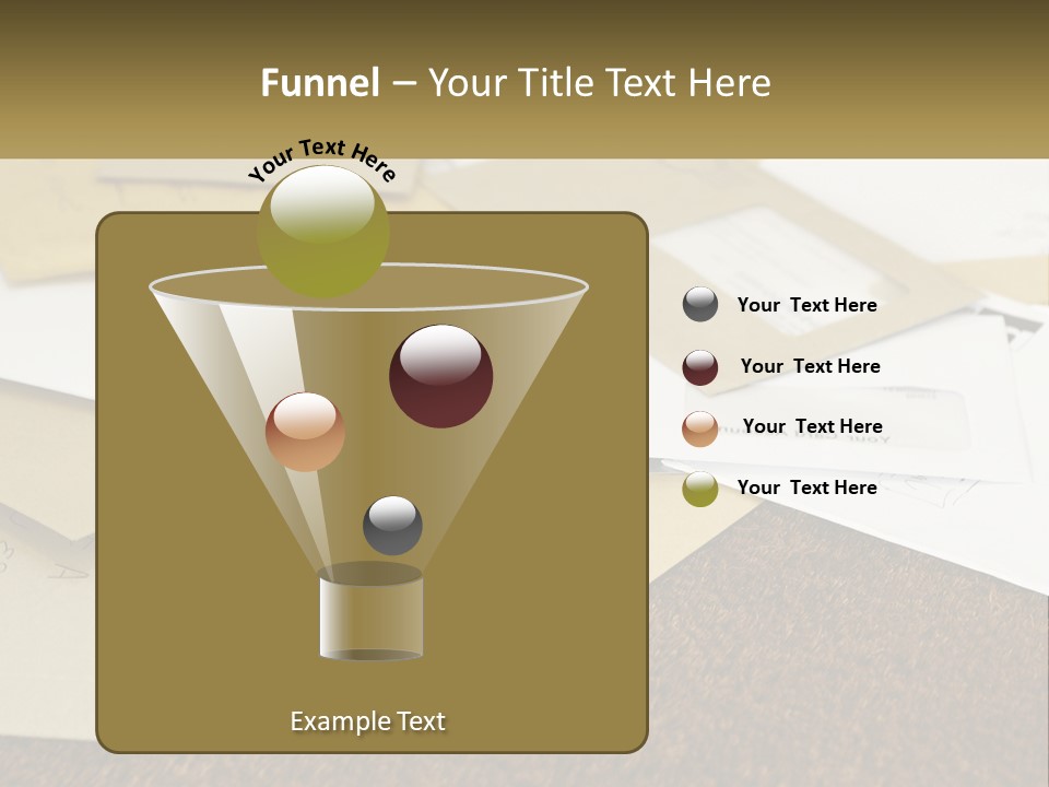 A Pile Of Envelopes Sitting On Top Of Each Other PowerPoint Template