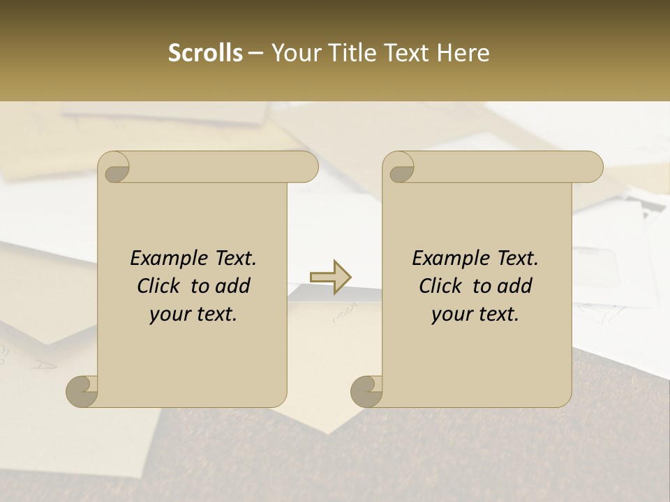 A Pile Of Envelopes Sitting On Top Of Each Other PowerPoint Template