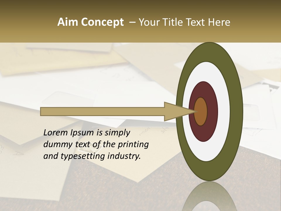 A Pile Of Envelopes Sitting On Top Of Each Other PowerPoint Template