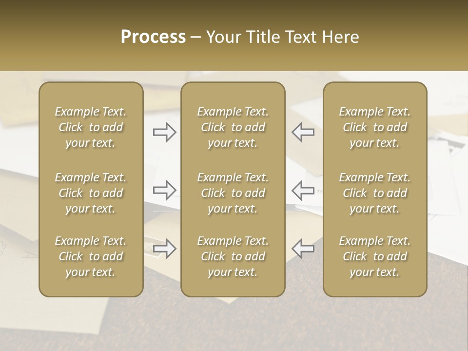 A Pile Of Envelopes Sitting On Top Of Each Other PowerPoint Template