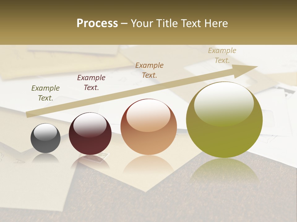 A Pile Of Envelopes Sitting On Top Of Each Other PowerPoint Template