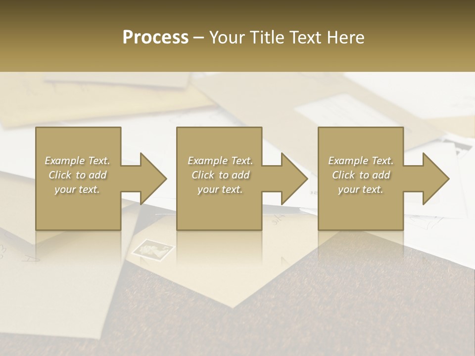 A Pile Of Envelopes Sitting On Top Of Each Other PowerPoint Template