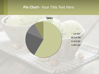Two Bowls Filled With Ice Cream On Top Of A Table PowerPoint Template