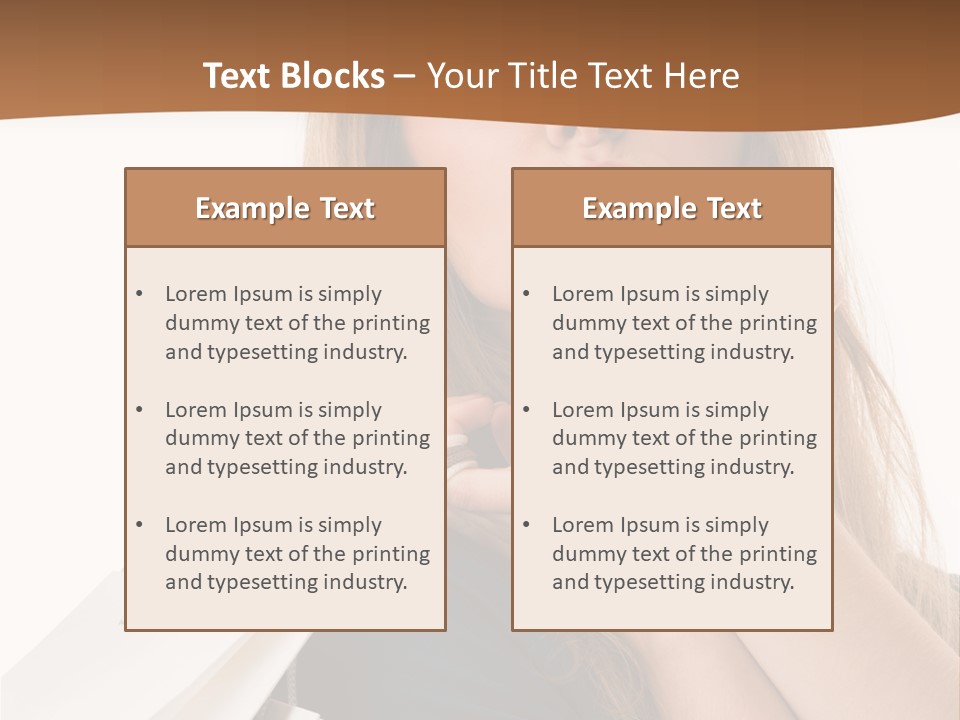 A Woman Is Holding Shopping Bags In Her Hands PowerPoint Template