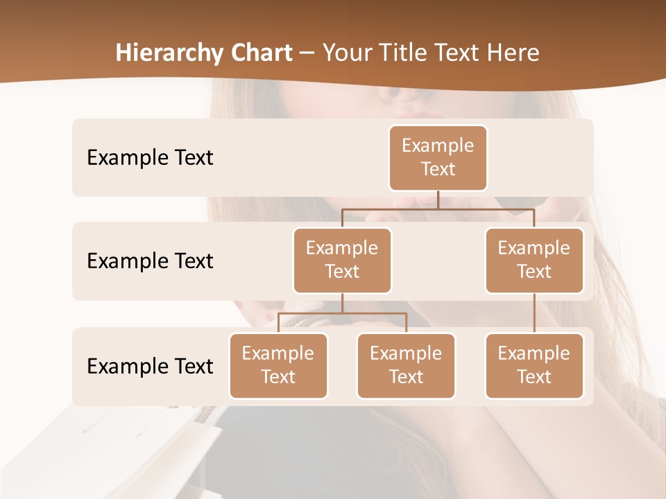 A Woman Is Holding Shopping Bags In Her Hands PowerPoint Template