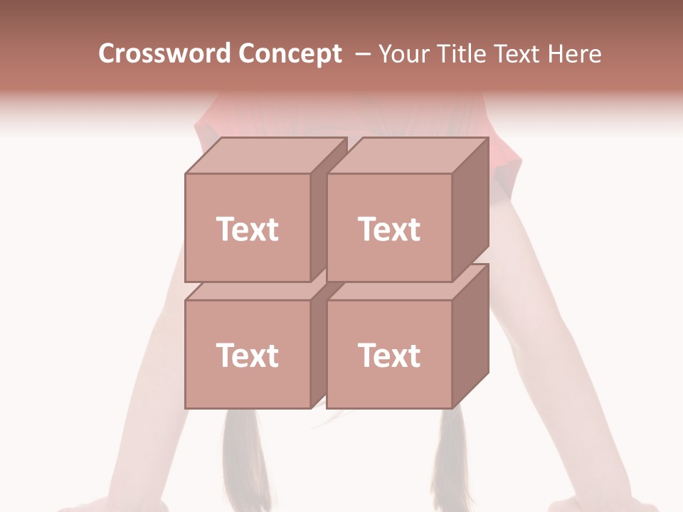 A Young Girl Doing A Handstand On Her Head PowerPoint Template