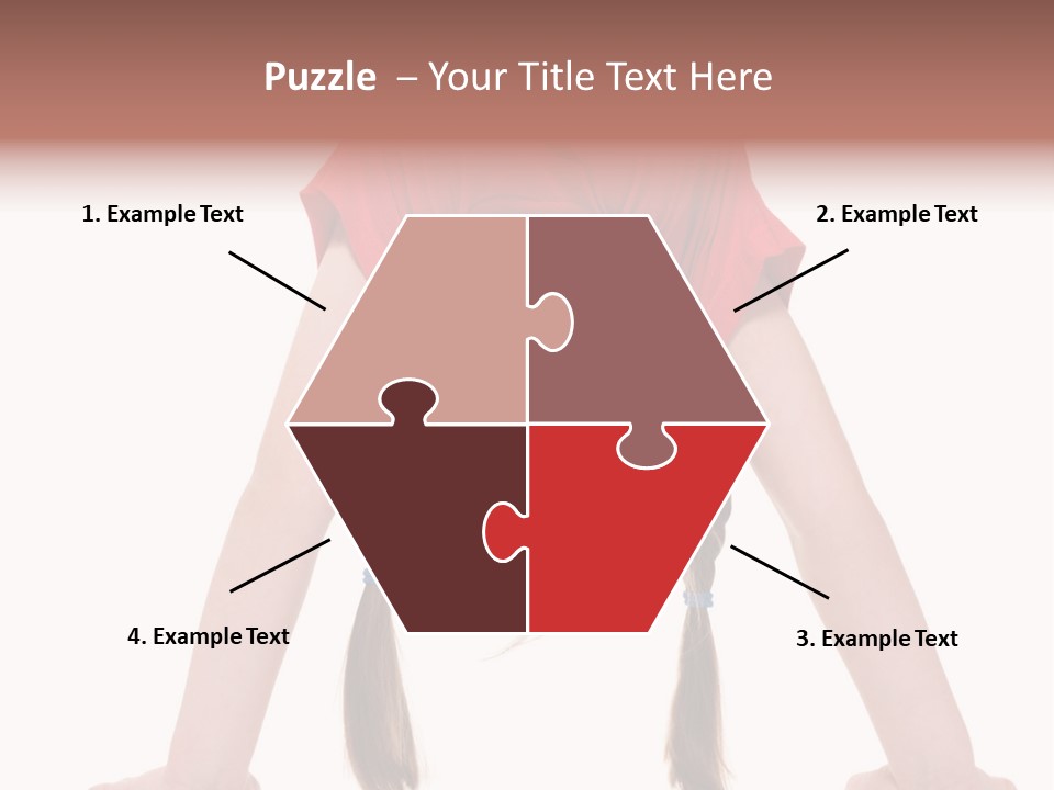 A Young Girl Doing A Handstand On Her Head PowerPoint Template