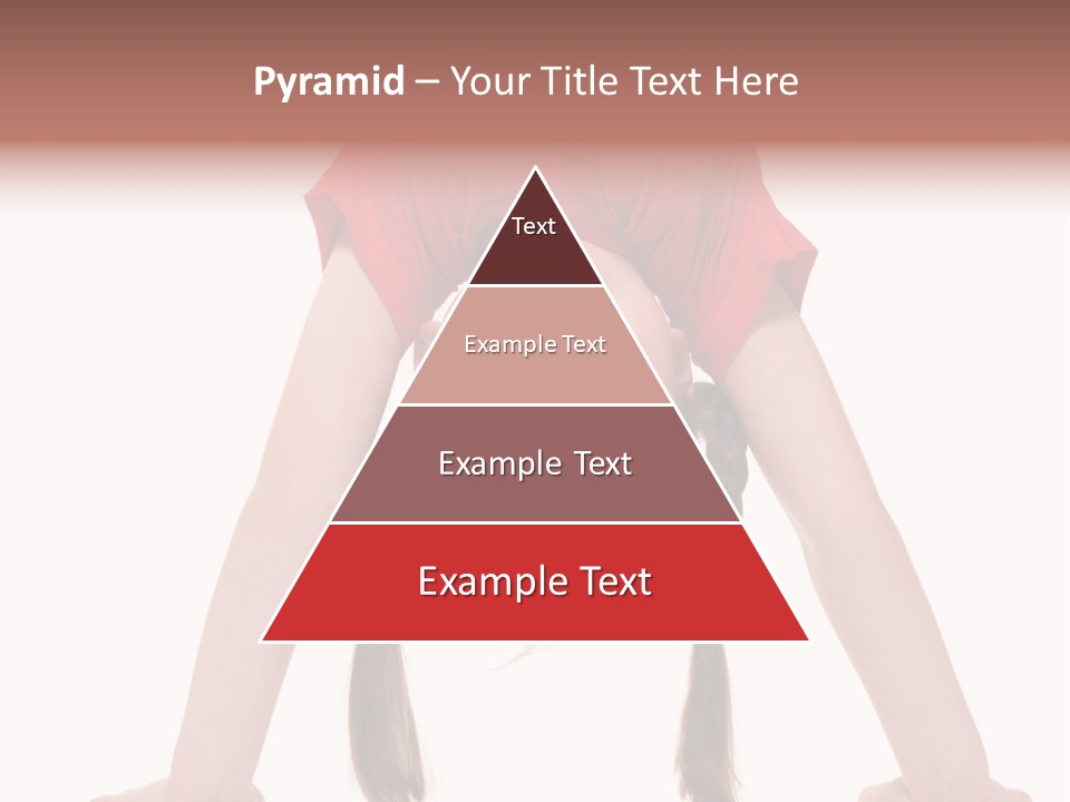 A Young Girl Doing A Handstand On Her Head PowerPoint Template