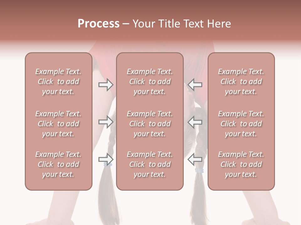 A Young Girl Doing A Handstand On Her Head PowerPoint Template