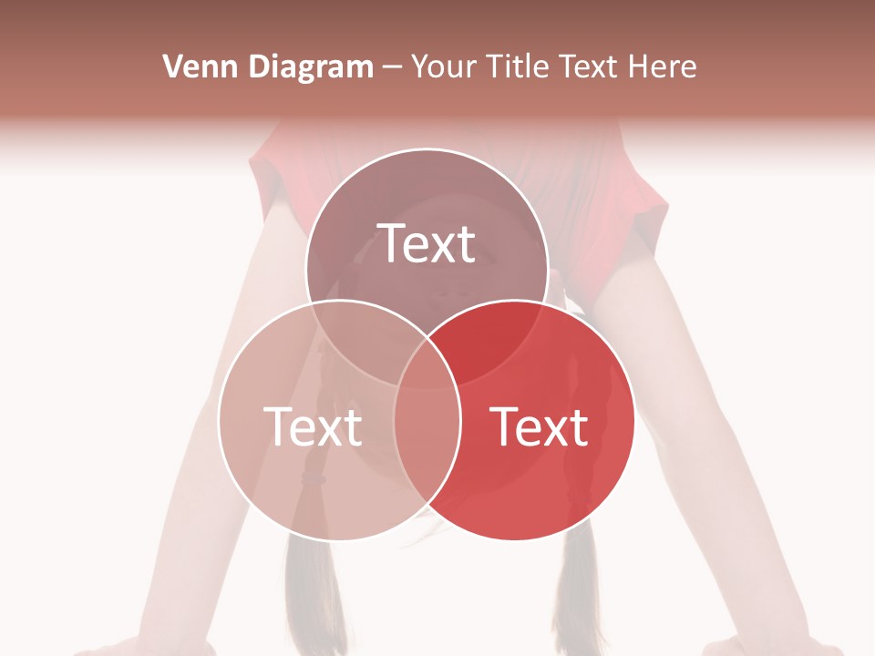 A Young Girl Doing A Handstand On Her Head PowerPoint Template