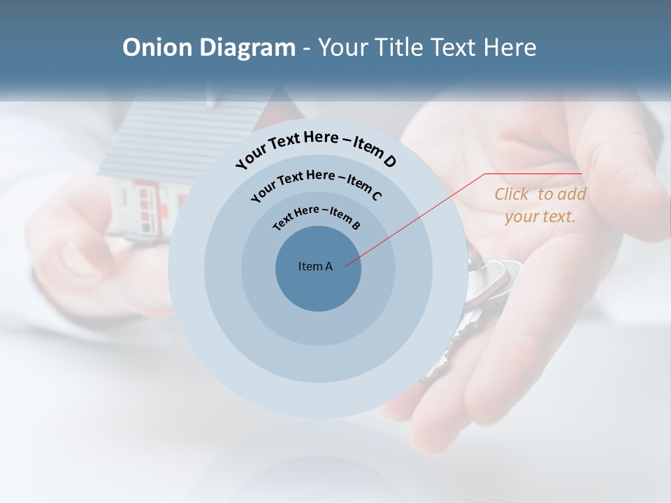 A Person Holding A House Key In Their Hands PowerPoint Template